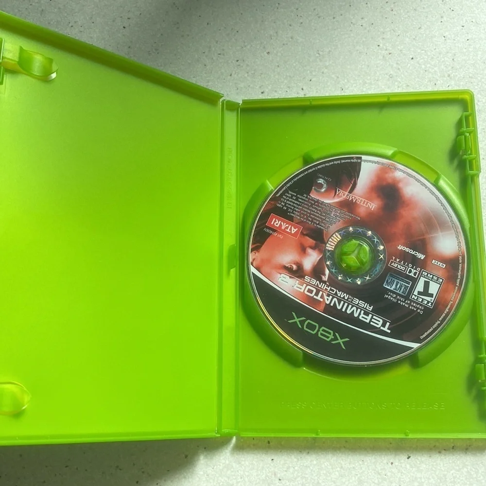 Xbox Terminator 3 Video Game